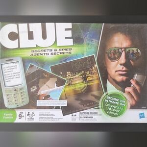 CLUE GAME SECRETS AND SPIES